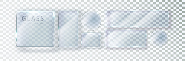 玻璃材质方块矩形圆圈