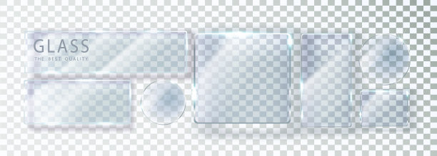 玻璃材质方块矩形圆圈