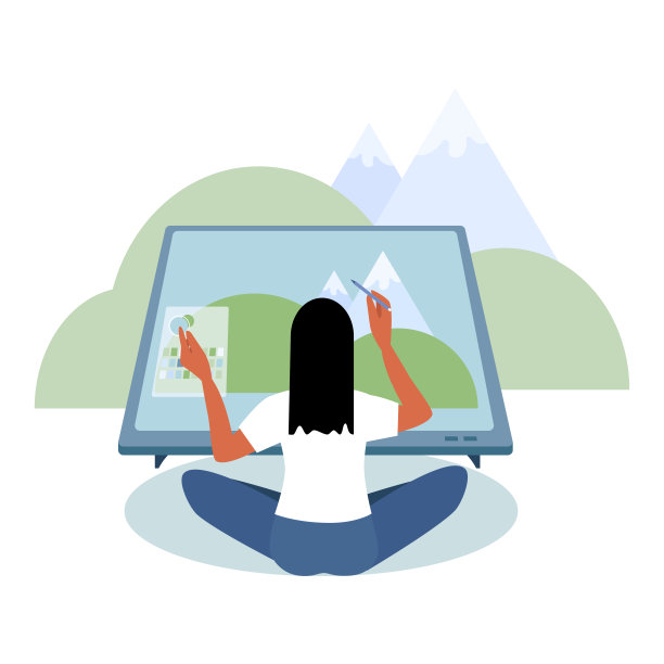 扁平矢量人物绘制