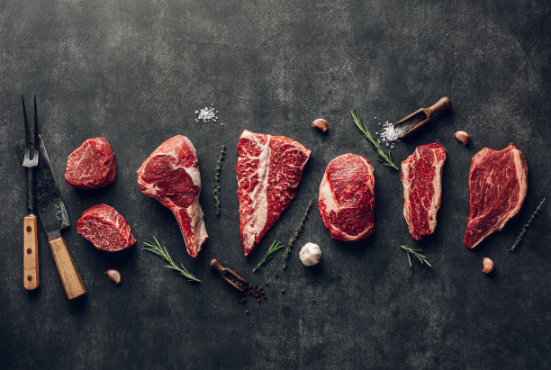 牛排,肉,侧腹牛排