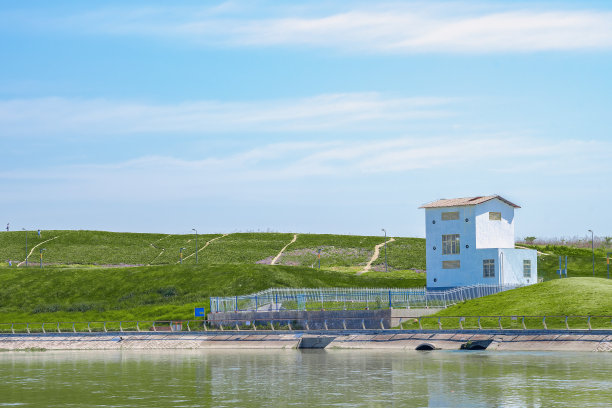 公园大草地景观建筑效果图