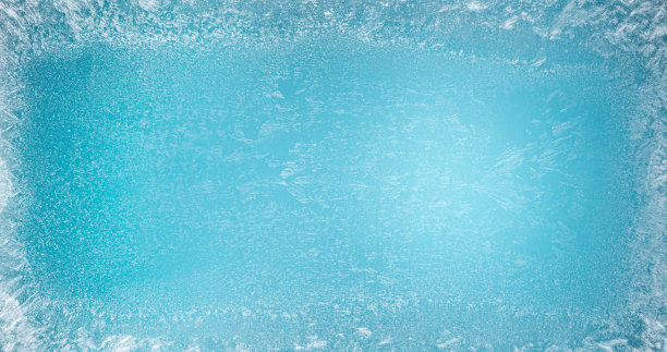 蓝色冰面纹理背景图