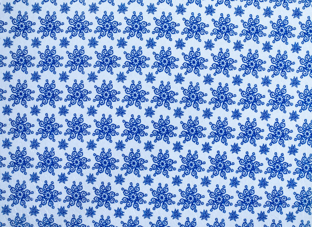 蓝色花纹蓝色素材纹理