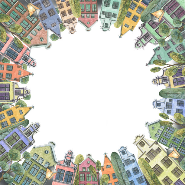 山水地产海报宣传册