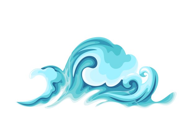 海啸,水,海滩