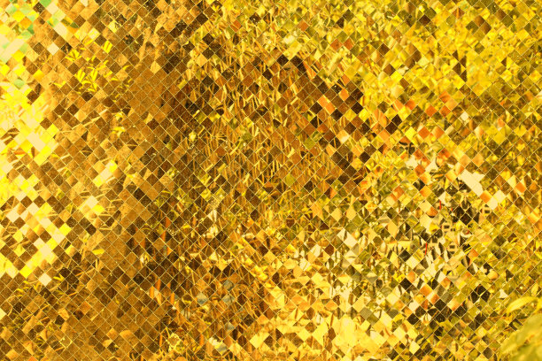 金色抽象格子纹
