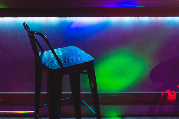 炫丽酒吧酒店背景