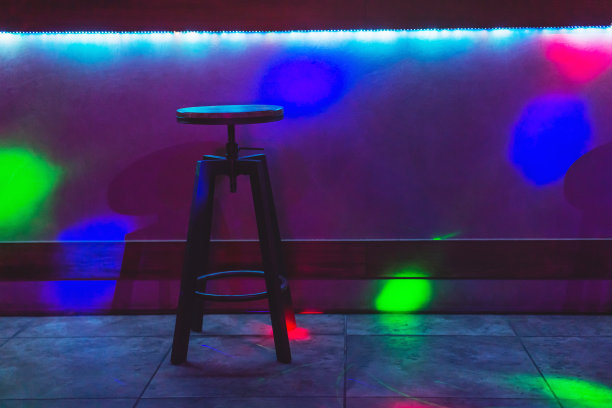 炫丽酒吧酒店背景