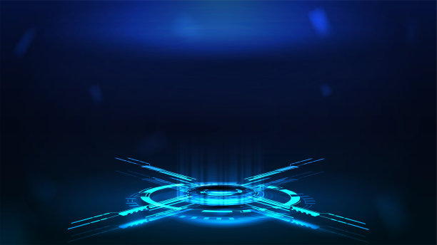 科技感蓝色光效