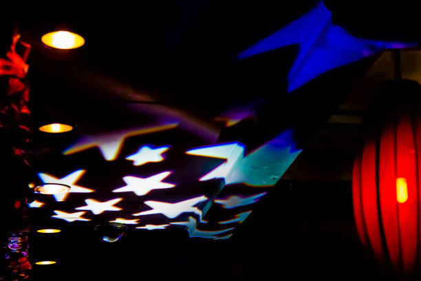 绚丽酒吧舞台背景