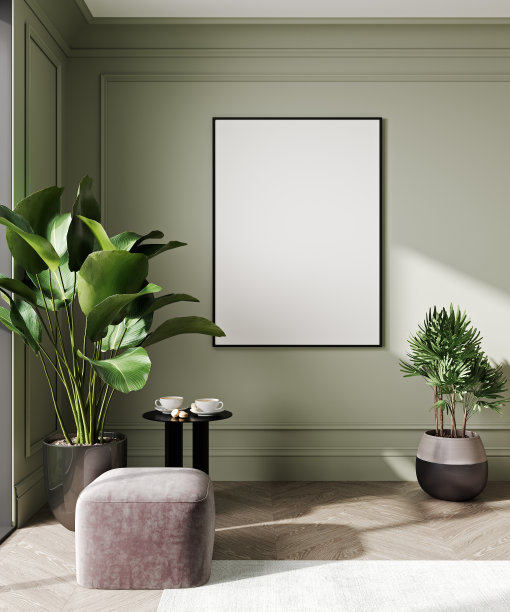 芭蕉叶沙发背景