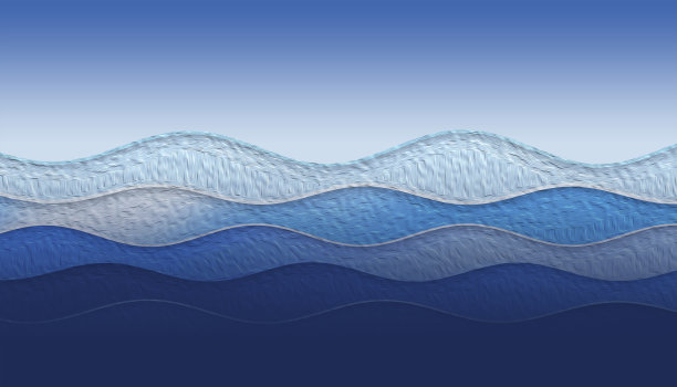 水波纹艺术现代