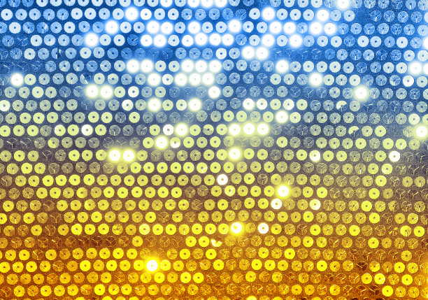 梦幻蓝金抽象纹理图案