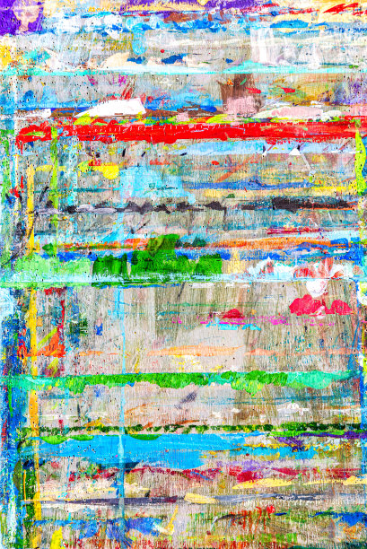 涂鸦抽象背景彩虹纹理