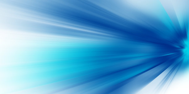 蓝色动感飘逸线条背景图