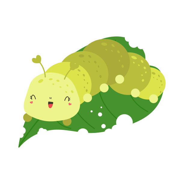 治愈动画图片贴纸插图