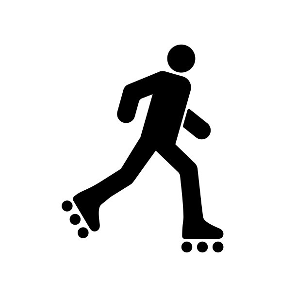 体育运动健身滑冰logo设计