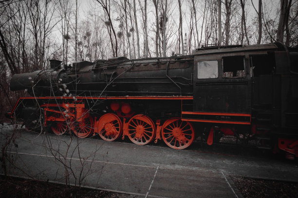 老式蒸汽机车（怀旧情调）