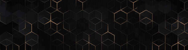 金色抽象格子纹