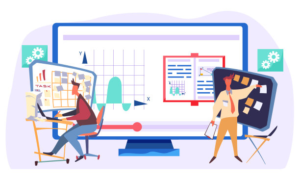 企业主题背景形象画面