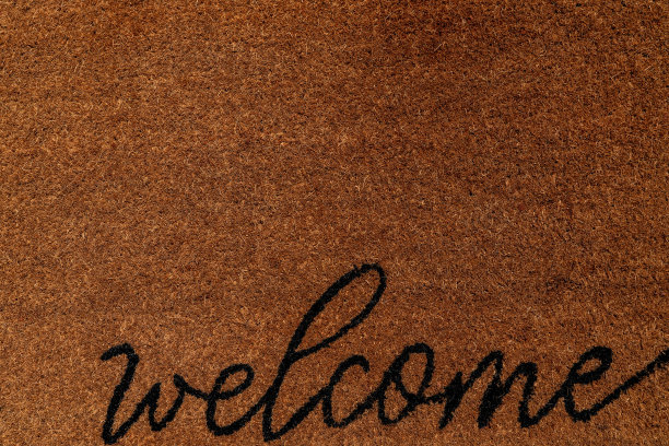 欢迎光临门口垫