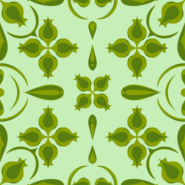 式样,花簇,叶子