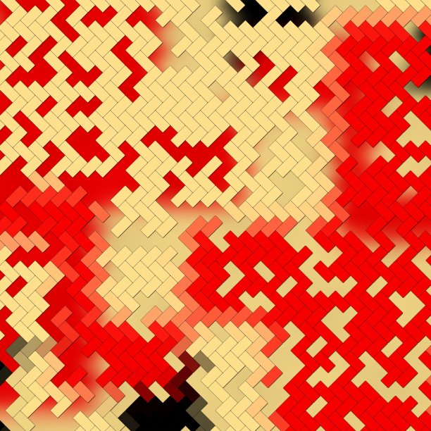 红色创意多边形几何底纹背景