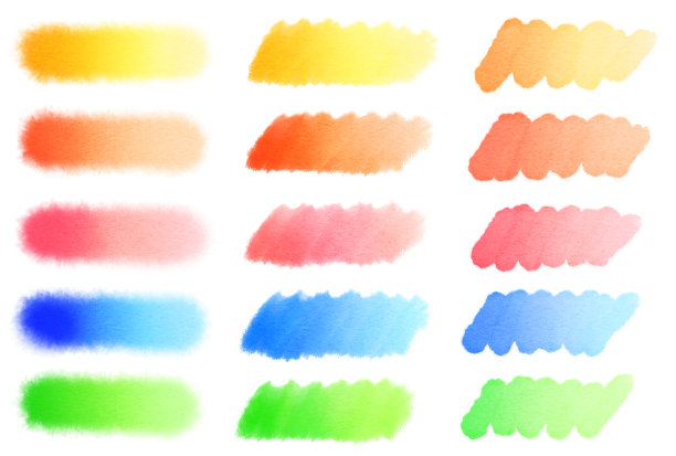 黄绿竖条纹简约背景图案