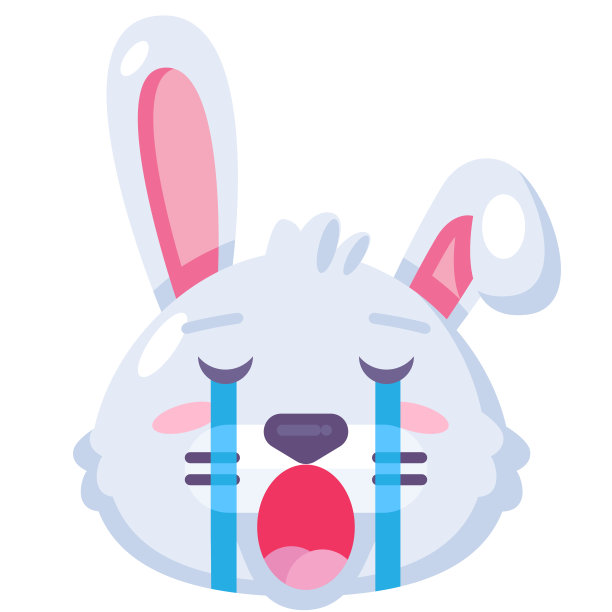 哭泣的兔子头像