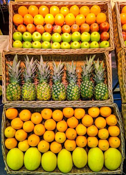 农产品市场,货亭,蔬菜水果店