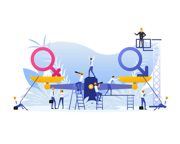 扁平矢量人物绘制