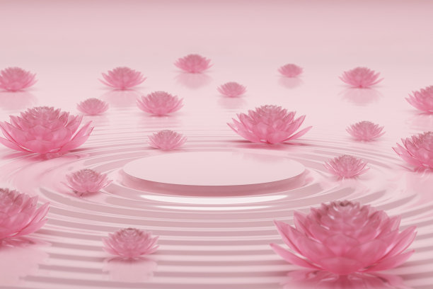 荷叶荷叶背景荷叶广告