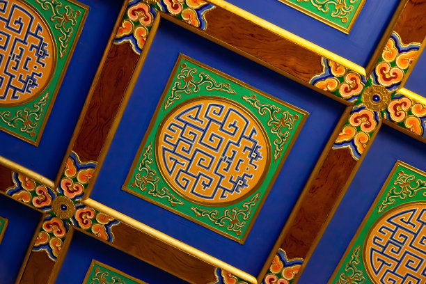 精美圆形花纹图案素材