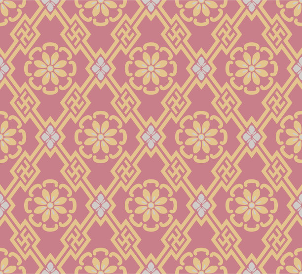 几何菱形复古风图案纹理