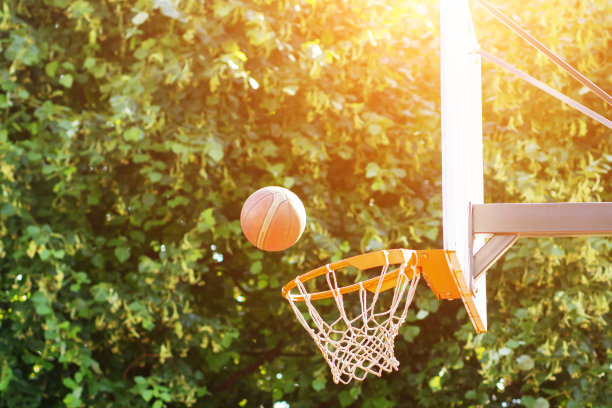 篮球公园背景