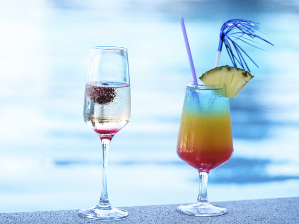 炫丽酒吧酒店背景