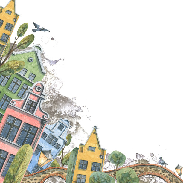 山水地产海报宣传册