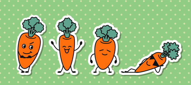 蔬菜店卡通形象
