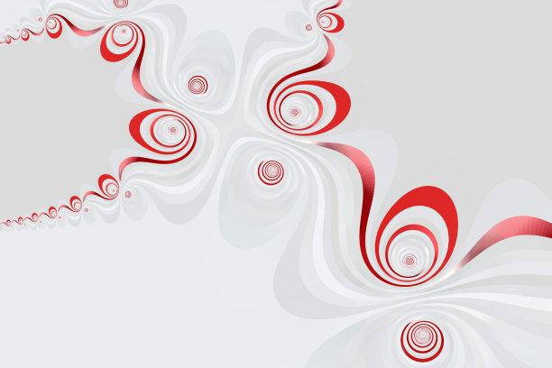 精美复古风圆形几何花纹