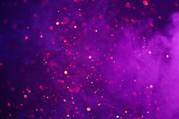 紫色光圈背景霓虹背景