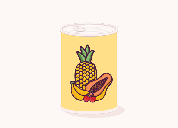 混合水果罐头