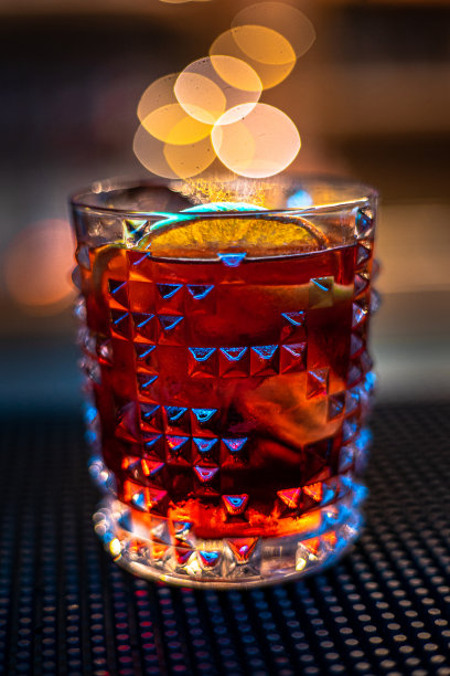 炫丽酒吧酒店背景