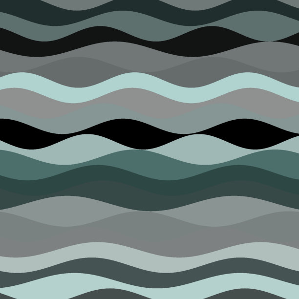 精美圆形渐变花纹图案