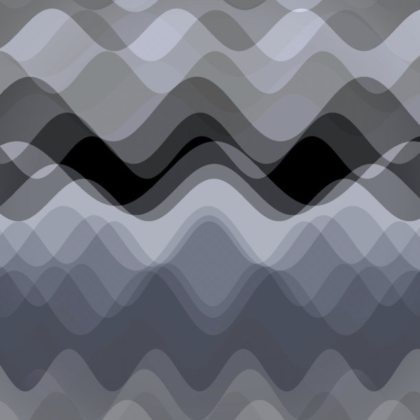 紫蓝几何花纹无缝图案