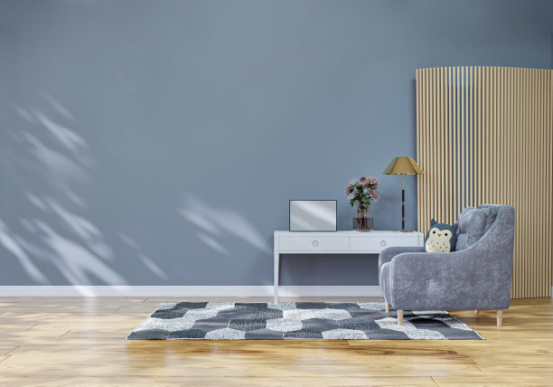 舒适简约的室内客厅场景