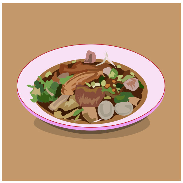 面汤,面条,泰国食品