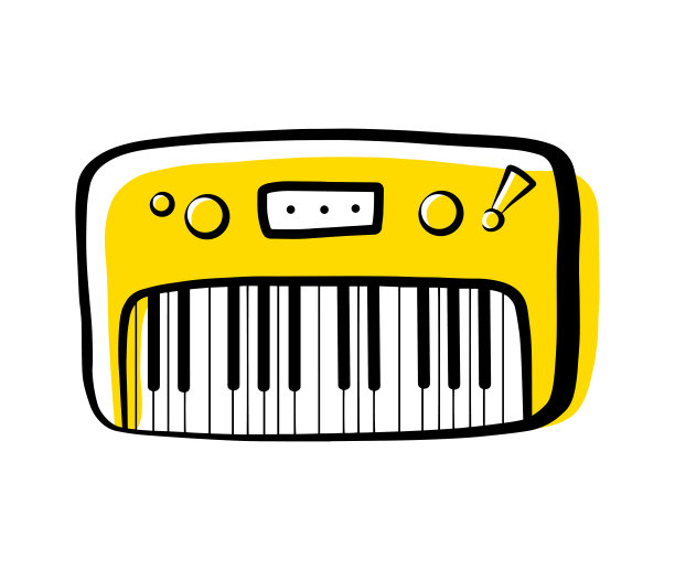 电子琴logo标志