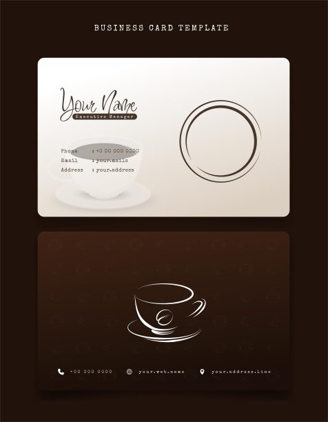 咖啡行业名片