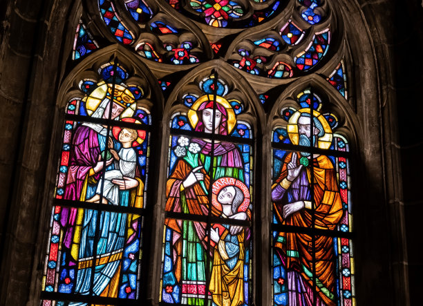 教堂窗户玻璃