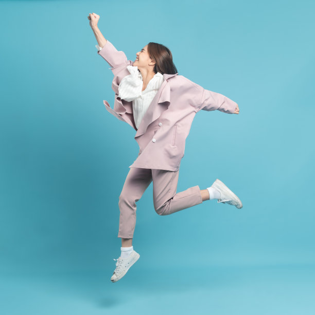 leaping